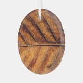 ドライリーフ:自然なテクスチャの背景。 ガラスオーナメント (正面左)