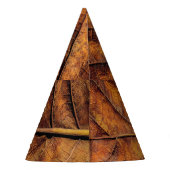 ドライリーフ：自然なテクスチャの背景。 パーティーハット (裏面)