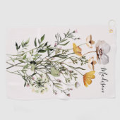 ドライワイルドフラワーブーケ ゴルフタオル (横)