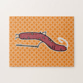 ドライ中国のソーセージ熟成した脂肪広東語ラップチョン ジグソーパズル (横)