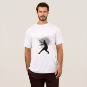 ドライ保ンテニスシャツ男性へ Tシャツ (正面フル)