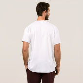 ドライ保ンテニスシャツ男性へ Tシャツ (裏面フル)