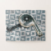 ドライ吹ヤー美容師サロン絵画の ジグソーパズル (横)
