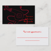 ドライ吹ヤ1スタイリスト名刺 予約カード (正面/裏面)