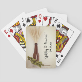 ドライ小麦とホップスブルワリー結婚式の引き出物 トランプ