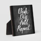 ドライ折り曲げ再生を洗浄 フォトプラーク (正面)