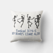 ドライ来ボーンズ生活クおもしろいリシタンのハロウィーン クッション (裏面)