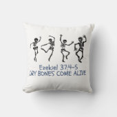 ドライ来ボーンズ生活クおもしろいリシタンのハロウィーン クッション (正面)