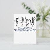 ドライ来ボーンズ生活クおもしろいリシタンのハロウィーン シーズンポストカード (スタンド正面)