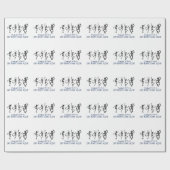 ドライ来ボーンズ生活クおもしろいリシタンのハロウィーン ラッピングペーパー (フラット)