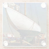 ドライ波止場バイジョンアサートン ガラスコースター (裏面)