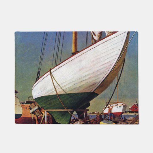 ドライ波止場バイジョンアサートン ドアマット (正面)