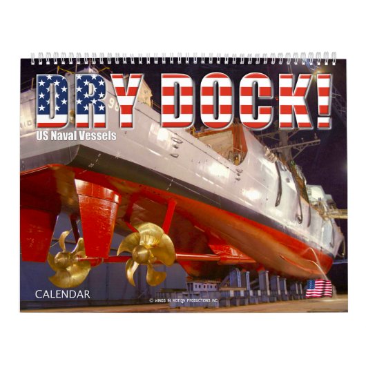 ドライ波止場! – 米国海軍 カレンダー (カバー)