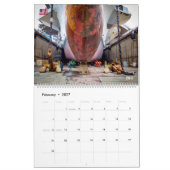 ドライ波止場! – 米国海軍 カレンダー (2月 2027)