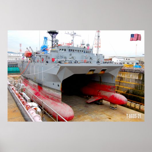 ドライ波止場! – 米国海軍 ポスター (正面)