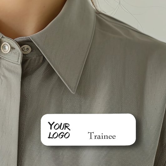 ドライ消去ビジネスのカスタマイズ可能な研修ロゴ 名札
