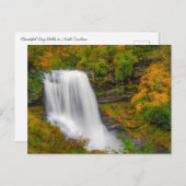 ドライ滝ノースカロライナポストカード ポストカード (正面/裏面)