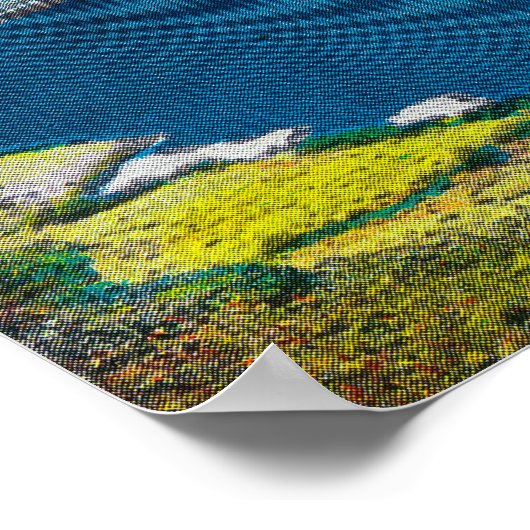 ドライ秋と秋レイクグランドクーリーダム ポスター (角)