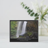 ドライ秋ウォーターフォール ポストカード (スタンド正面)