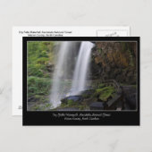ドライ秋ウォーターフォール ポストカード (正面/裏面)