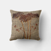 ドライ素朴セダムフローラキャンバス枕 クッション (裏面)