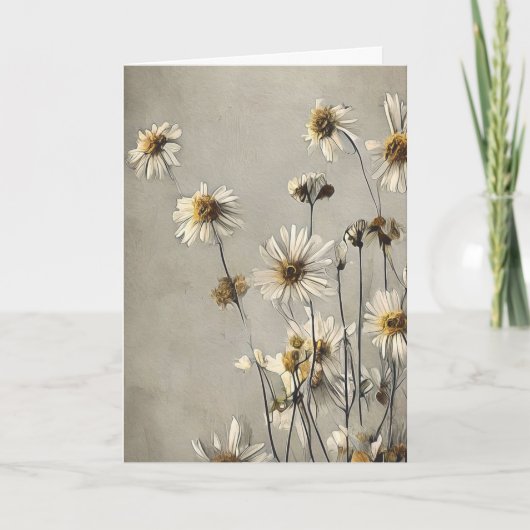 ドライ考えデイジーズ・オブ・ユー カード (正面)