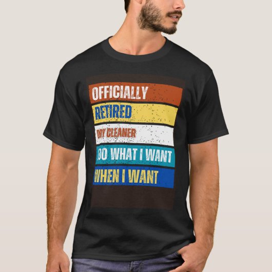 ドライ退職したクリーナー除退職した去ドライクレア Tシャツ (正面)