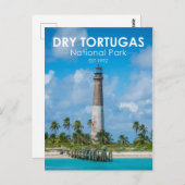 ドライ・トルトゥガス国立公園 フロリダ アンティーク ポストカード (正面/裏面)