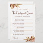 ドライ パンパス グラス | 新婚ゲーム カード (正面/裏面)