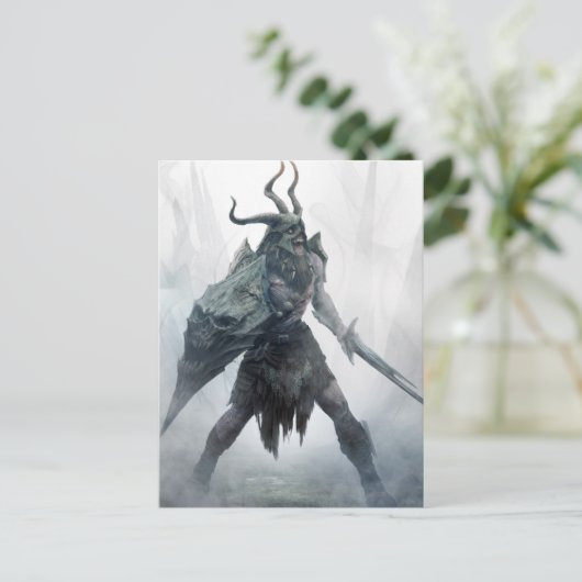 ドラウ完全に死んでいなグウォリアーはがき ポストカード (スタンド正面)