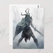 ドラウ完全に死んでいなグウォリアーはがき ポストカード (正面/裏面)