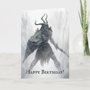 ドラウ完全に死んでいなグウォリアー誕生日 カード
