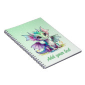 ドラガーデンの夢 – ミントグリーンノート ノートブック (右側)