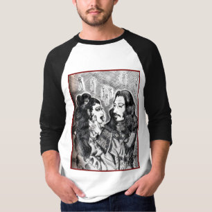 ドラキュラおよびミナ Tシャツ