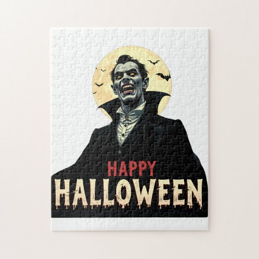 ドラキュラがお前に夜を不気味祈る ジグソーパズル (縦)