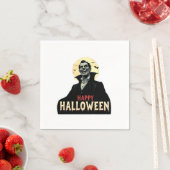 ドラキュラがお前に夜を不気味祈る スタンダードカクテルナプキン (インサイチュ)