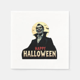 ドラキュラがお前に夜を不気味祈る スタンダードカクテルナプキン