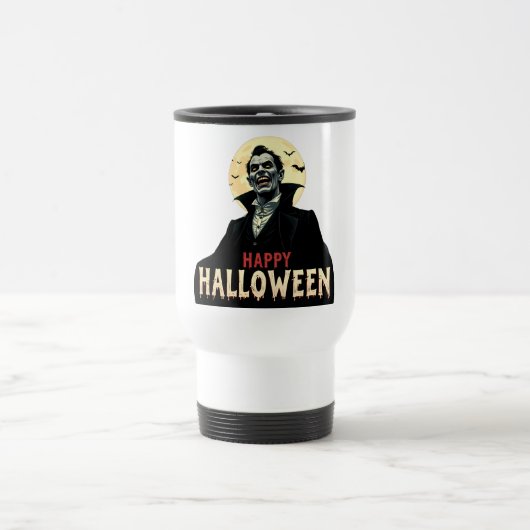 ドラキュラがお前に夜を不気味祈る トラベルマグ (中央)