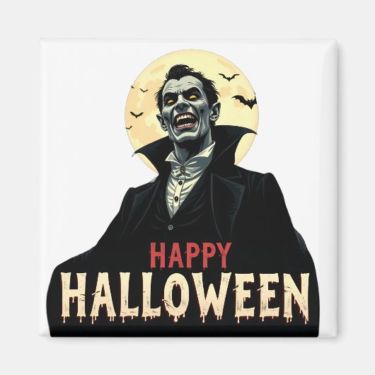 ドラキュラがお前に夜を不気味祈る マグネット (正面)