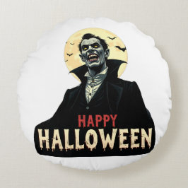ドラキュラがお前に夜を不気味祈る ラウンドクッション