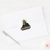 ドラキュラがお前に夜を不気味祈る ラウンドシール (封筒)