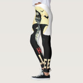 ドラキュラがお前に夜を不気味祈る レギンス (左)