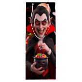 ドラキュラがキャンディを愛す スプーキー・ハロウィン ワインギフトバッグ (裏面)
