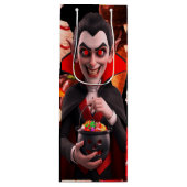 ドラキュラがキャンディを愛す スプーキー・ハロウィン ワインギフトバッグ (正面)