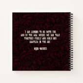 ドラキュラと女ビクトリアン性ハロウィーンゲストブック ノートブック (裏面)