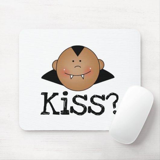 ドラキュラのアフリカ系アメリカ人のキス マウスパッド (マウス)