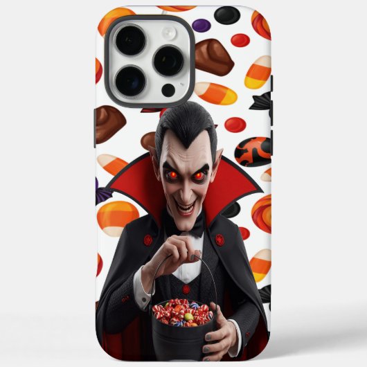 ドラキュラのハロウィンキャンディ Case-Mate iPhoneケース (裏面)