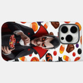 ドラキュラのハロウィンキャンディ Case-Mate iPhoneケース (裏面 (横))
