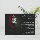 ドラキュラの夜 | ハロウィーンの衣装パーティー 招待状 (スタンド正面)