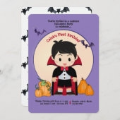 ドラキュラの小さい招待状 招待状 (正面/裏面)